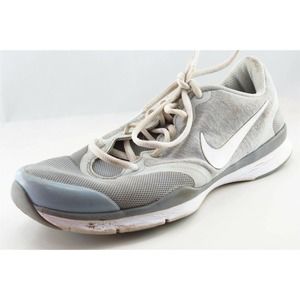 Nike‎ Training Lace Up Running Gray Fabric Women Shoes 9 M
